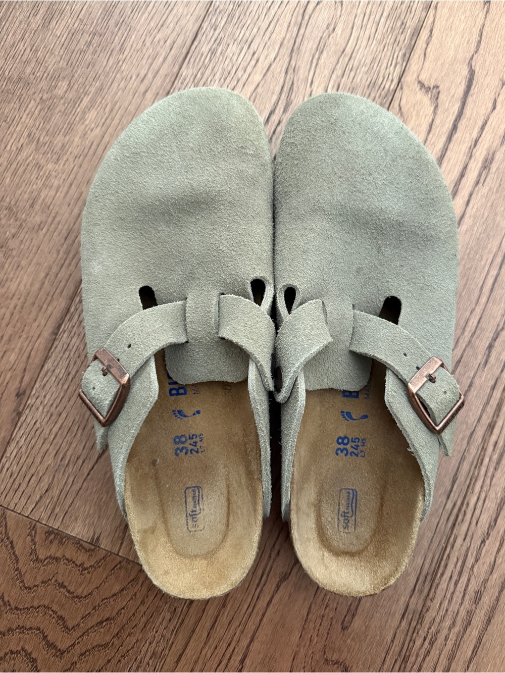Birkenstock Boston Soft Footbed Suede Clog - Size US 7/EU 38